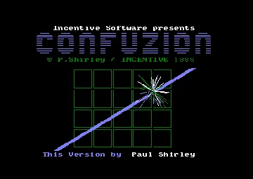 Confuzion (UK) (1985) screen shot title